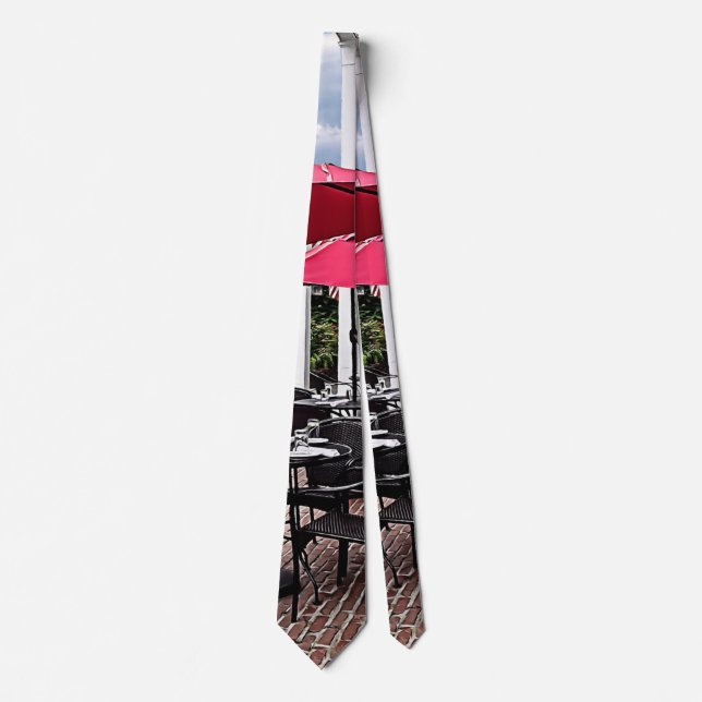 Rhinebeck NY - Outdoor Seating Neck Tie (Front)