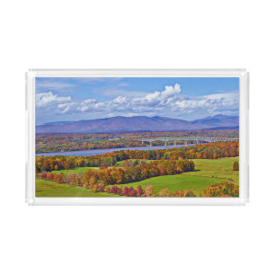 Rhinecliff Bridge in the fall Acrylic Tray