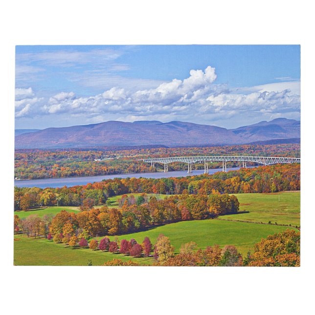 Rhinecliff Bridge in the fall Notepad (Front)