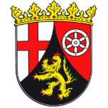 Rhineland-Palatinate Coat of Arms Cutout<br><div class="desc">The coat of arms of the German Land Rhineland-Palatinate on many great products.</div>