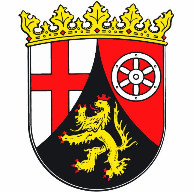 Rhineland-Palatinate Coat of Arms Cutout (Front)