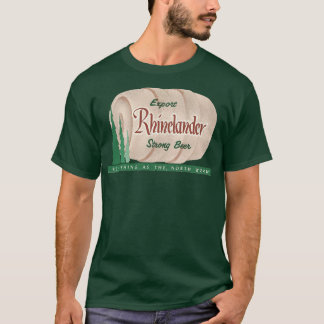 Rhinelander Beer Retro Defunct Wisconsin Brewerian T-Shirt