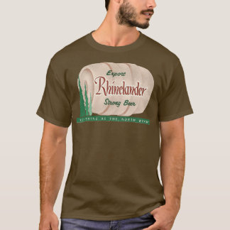 Rhinelander Beer Retro Defunct Wisconsin Brewerian T-Shirt