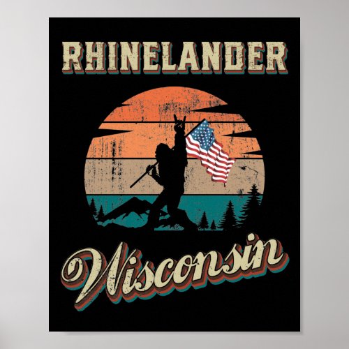 Rhinelander Wisconsin Poster