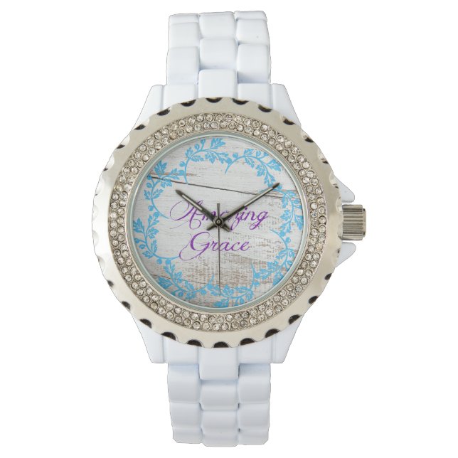 Rhinestone Amazing Grace Women's Watch (Front)