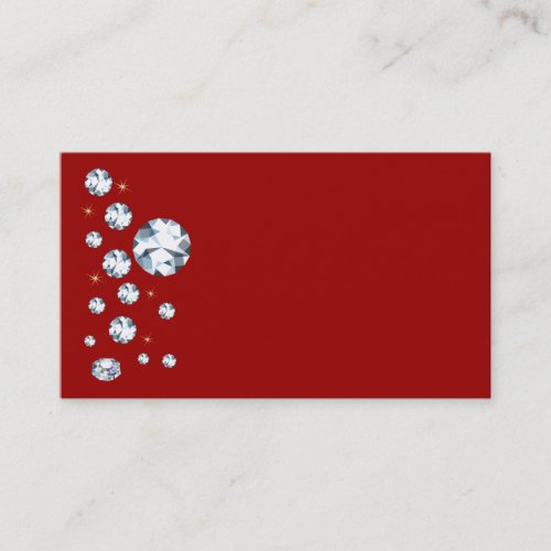 Rhinestone Business Cards