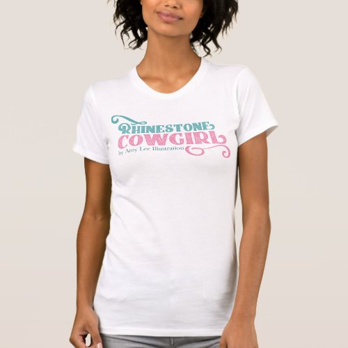 Rhinestone Cowgirl Rodeo T_Shirt Logo