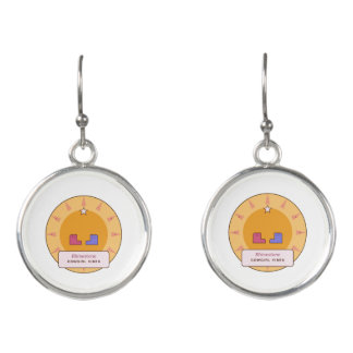 Rhinestone Cowgirl Vibes | Retro Western Sunburst Earrings
