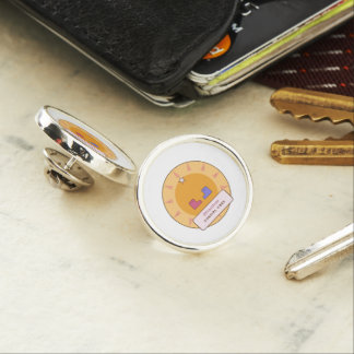 Rhinestone Cowgirl Vibes | Retro Western Sunburst Lapel Pin