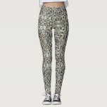 Rhinestone Diamond Bling Mirror Pattern Leggings