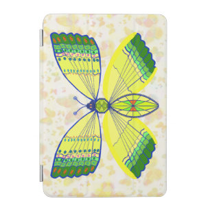 rhinestone-inspired geometric butterfly iPad mini cover