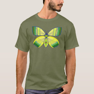 rhinestone-inspired geometric butterfly T-Shirt