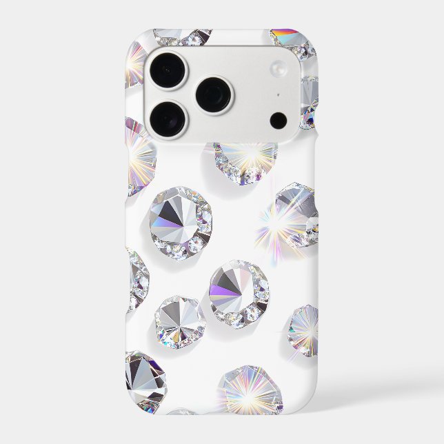 Rhinestone Sparkle iPhone Case | Y2K Bling (Back)