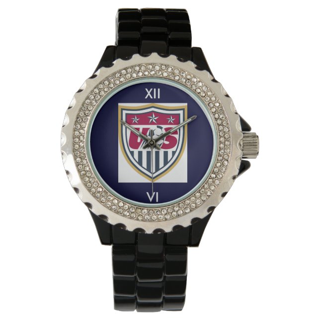 Rhinestone USA Soccer Watch (Front)