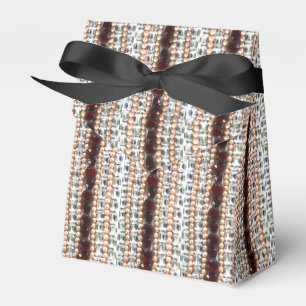 Rhinestones and pearls - vintage jewelry favor boxes