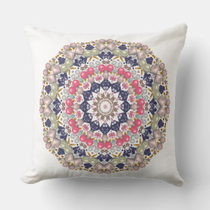 Rhinestones, sequins, confetti throw pillow