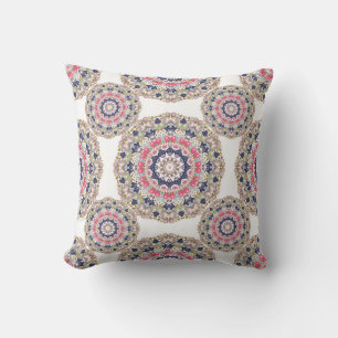 Rhinestones, sequins, confetti throw pillow