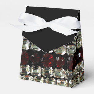 Rhinestones - vintage jewelry favor boxes