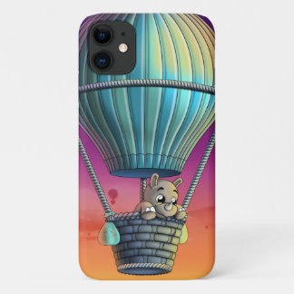 Rhino and Hot Air Balloon iPhone 11 Case