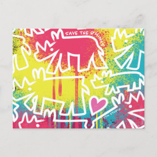 Rhino Art 3 Postcard