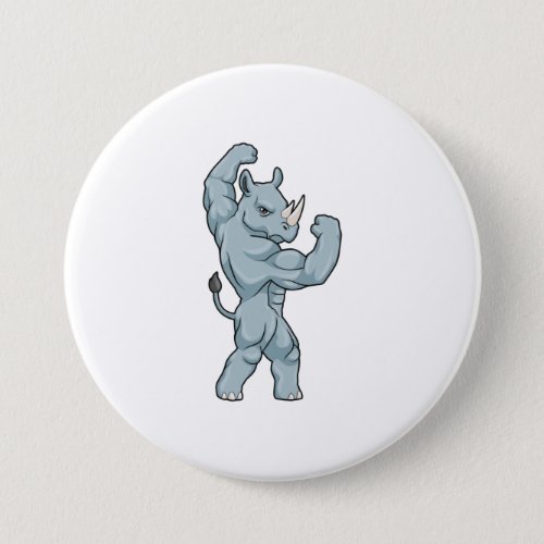 Rhino as Bodybuilder extreme Button