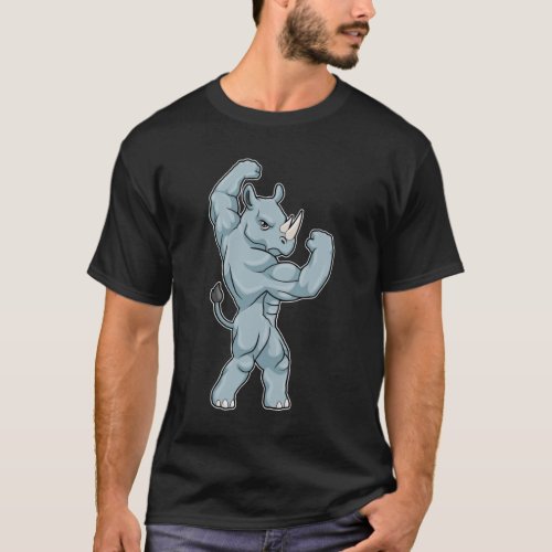 Rhino as Bodybuilder extreme T_Shirt