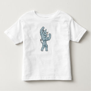 Rhino as Bodybuilder extreme Toddler T-shirt
