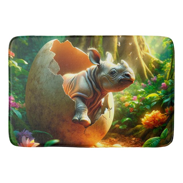 Rhino Baby Bath Mat (Front)