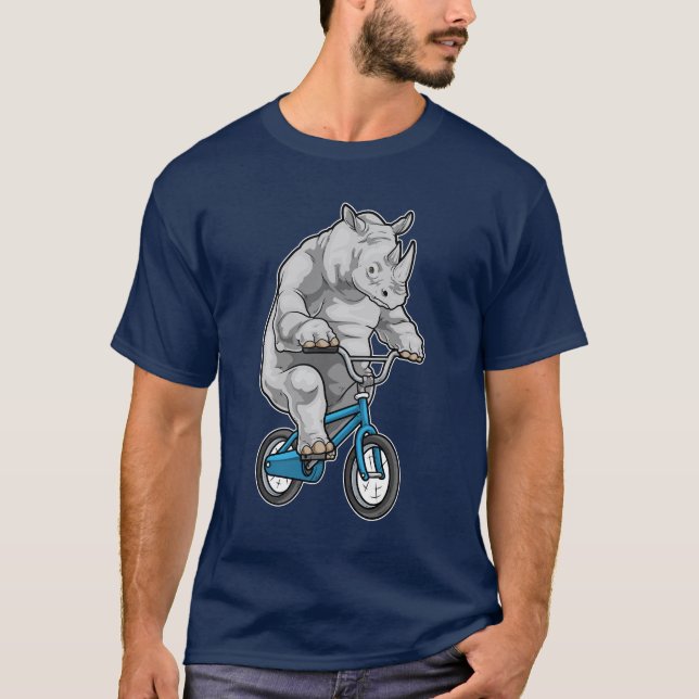 Rhino Bicycle T-Shirt (Front)