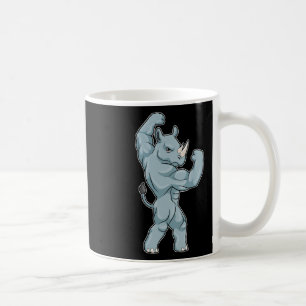 Rhino Bodybuilder Bodybuilding Sports Coffee Mug