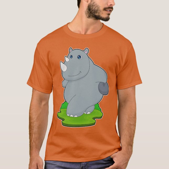 Rhino Bowling Bowling ball T-Shirt (Front)