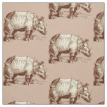 Rhino by Albrecht Durer Fabric