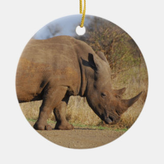 Rhino Ceramic Ornament