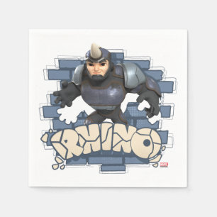Rhino Character Badge Napkins