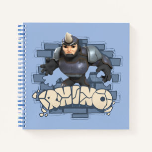 Rhino Character Badge Notebook