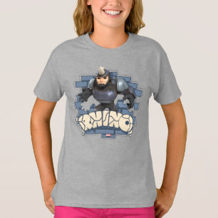 Rhino Character Badge T-Shirt