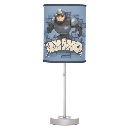 Rhino Character Badge Table Lamp