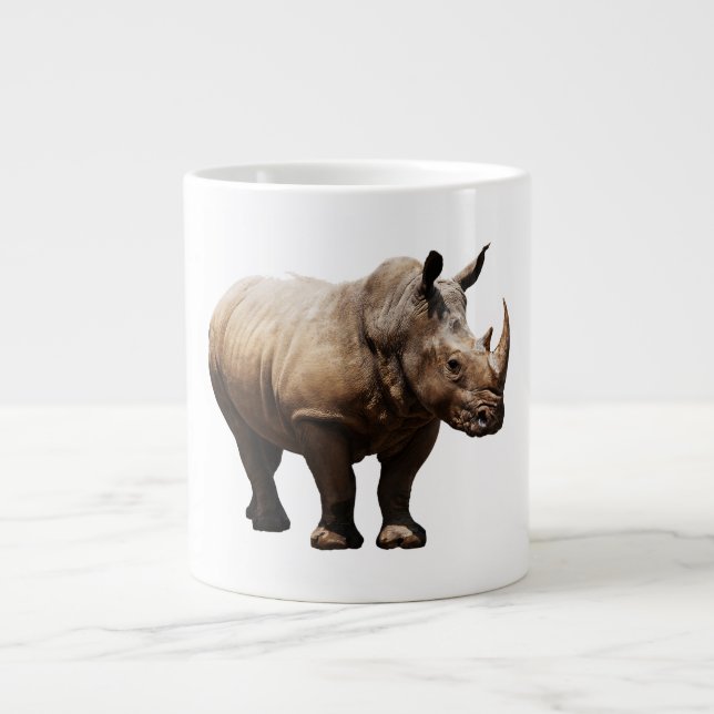 rhino   giant coffee mug (Front)