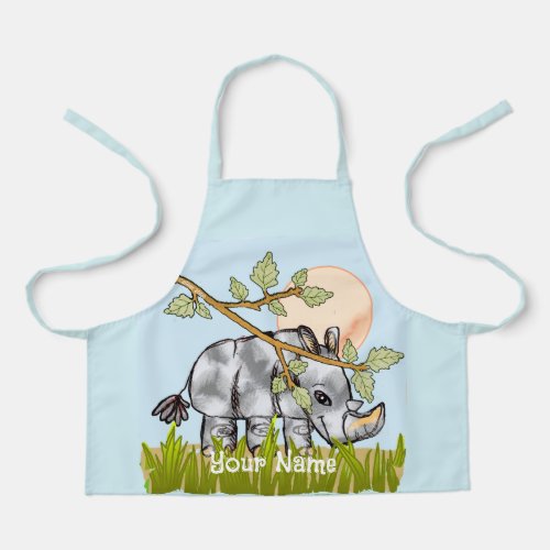 Rhino Hiding Apron