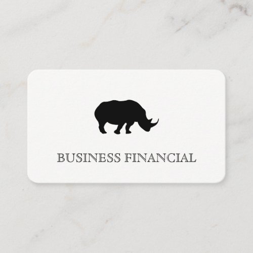 Rhino Icon Business Card
