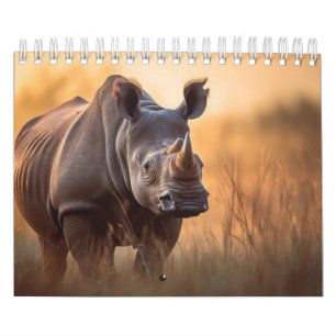 Rhino in nature calendar