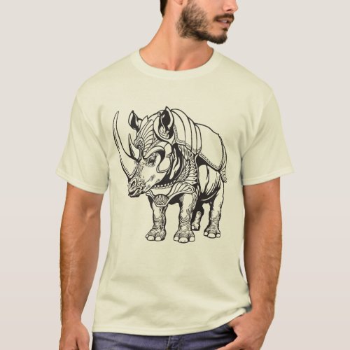 rhino in the armor T_Shirt