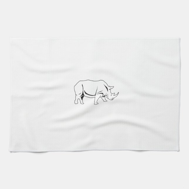 Rhino Kitchen Towel (Horizontal)