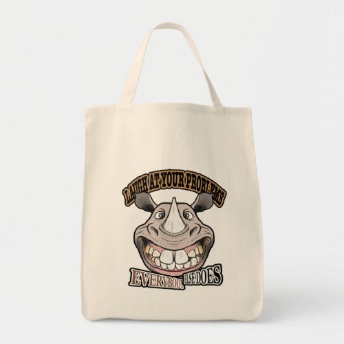 Rhino Laugh Tote Bag