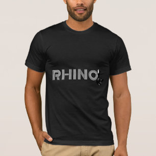 Rhino Letter Logo – O with Rhino Head Silhouette T-Shirt