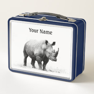 Rhino Lunch Box – Custom Safari Tin