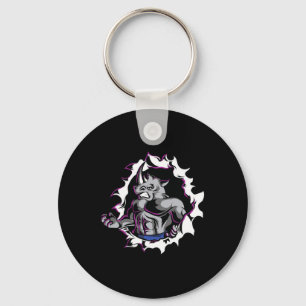 Rhino Muscles Fitness Bodybuilding Weight Lifting  Keychain