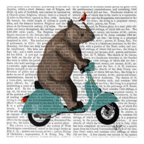 Rhino on Moped Acrylic Print