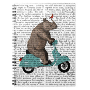 Rhino on Moped Notebook