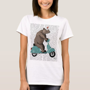 Rhino on Moped T-Shirt